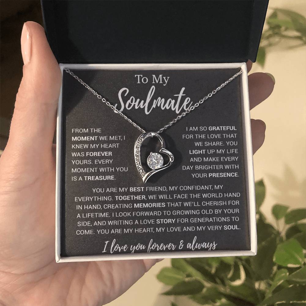 To My Soulmate Necklace, Birthday Gifts For Her, Christmas Gift For Soulmate 30_11