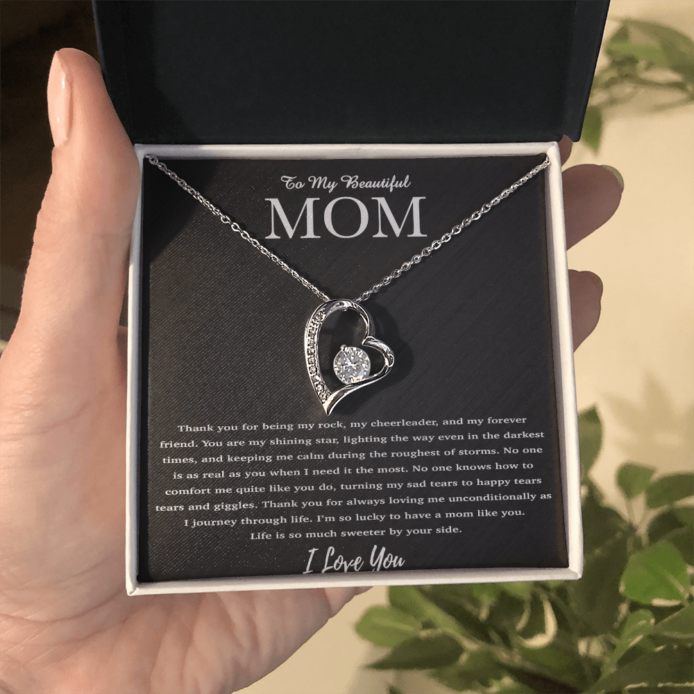 To My Mom Necklace, Gift For Mom From Daughter, Mother's Day Gifts 24_4