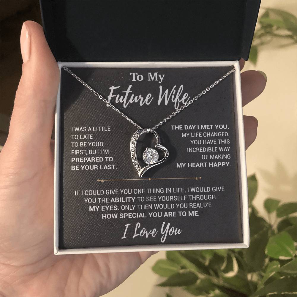 To My Future Wife Gift, To My Soulmate, Girlfriend Necklace, Gift For Wife