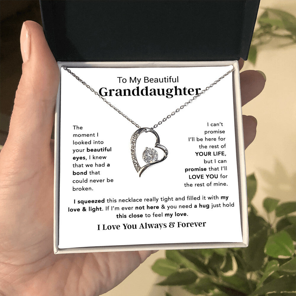 To My Granddaughter Necklace, Birthday Gift For Granddaughter, Birthday Gifts 14_12