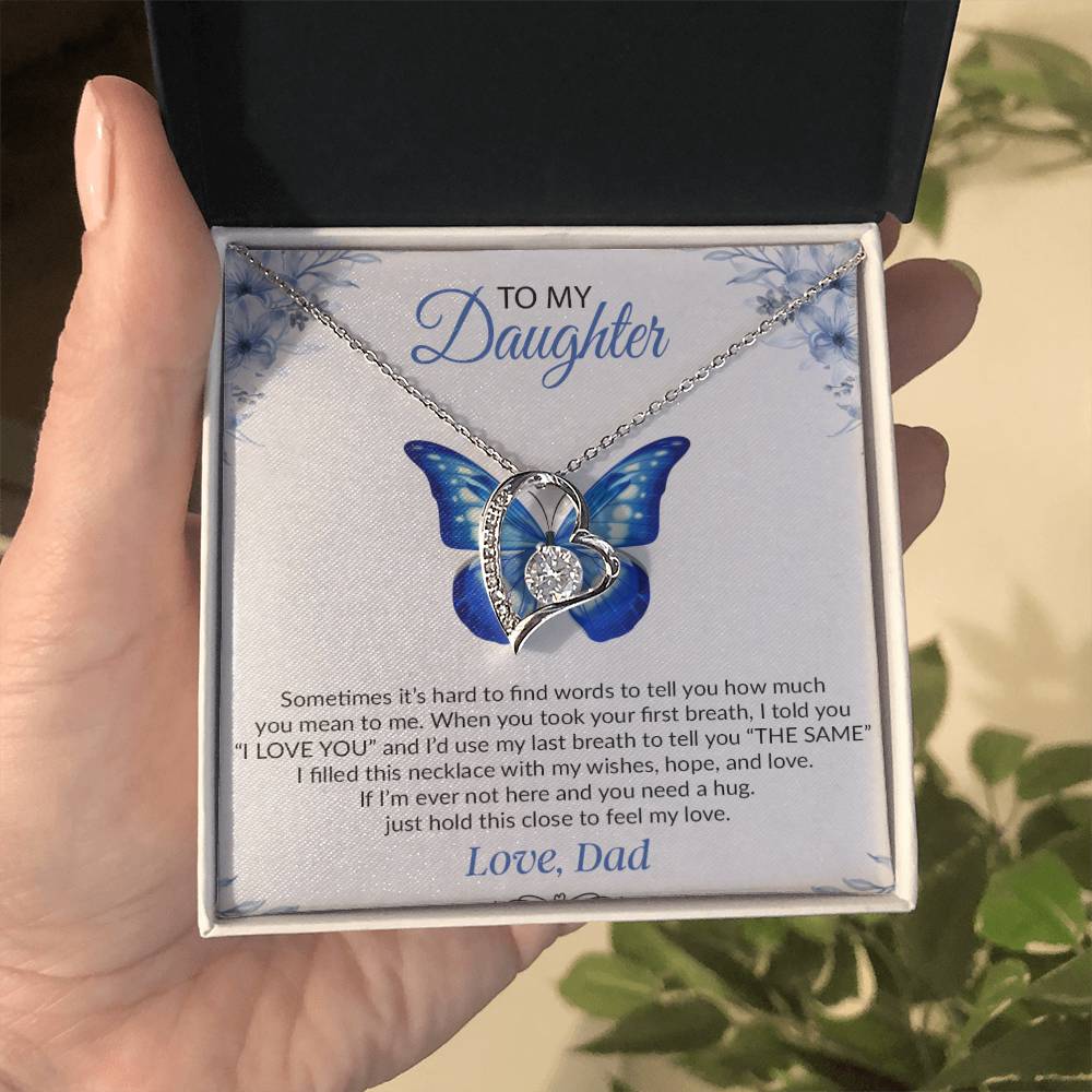 To My Daughter Necklace, Gift For Daughter From Dad, Daughter Father Necklace 1_12