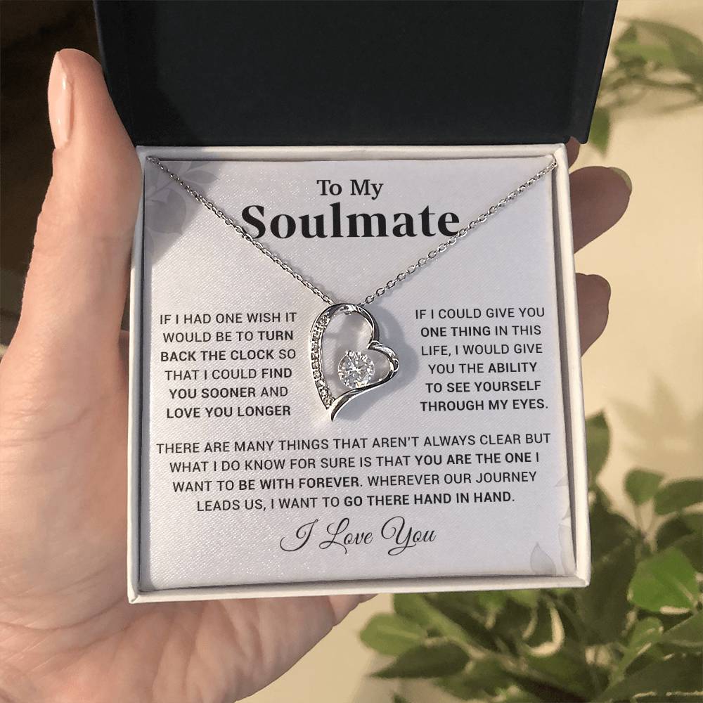 To My Soulmate Necklace, Christmas, Valentine Gift For Her, Gift For Soulmate 14_3