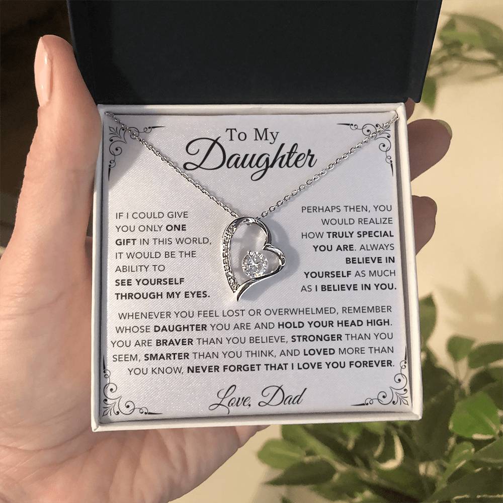 To My Daughter Necklace, Gift for Daughter from Dad, Father Daughter Necklace 11_10