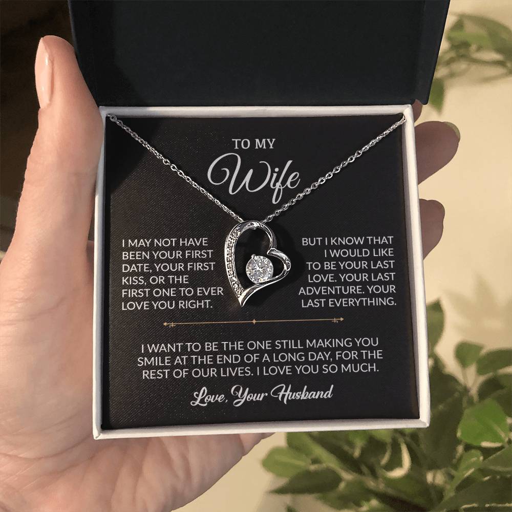 To My Wife Necklace, Gift For Wife, Anniversary Gift For Wife, Necklace For Wife