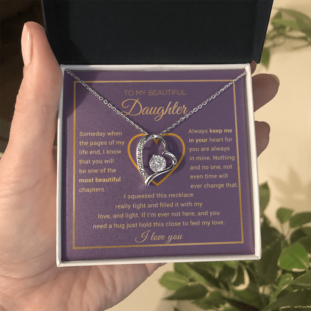 To My Daughter Necklace, Gift For Daughter From Dad, Daughter Father Necklace 30_11_Tim