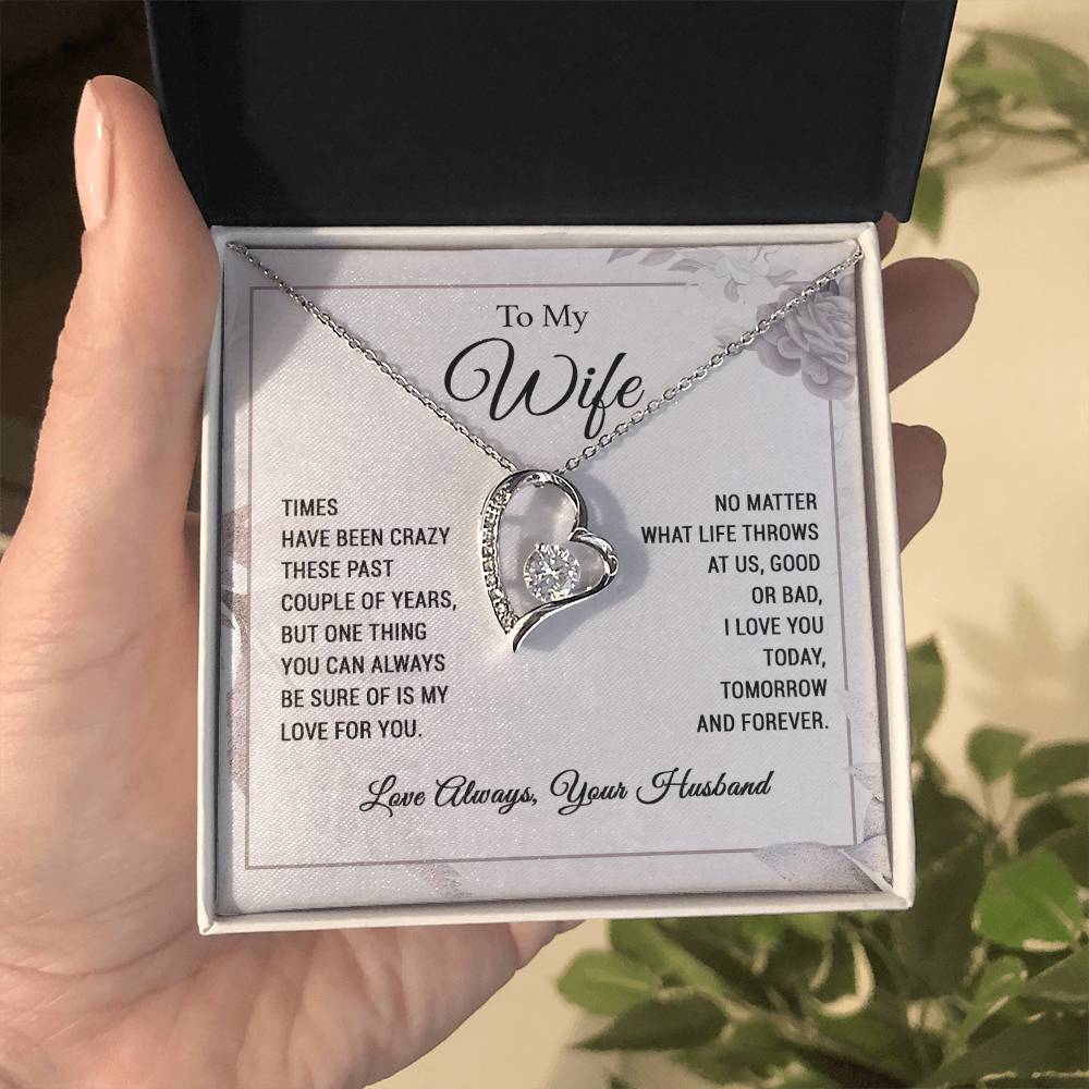 To My Wife Necklace Wife Gift from Husband, Anniversary Gift, Wife Birthday