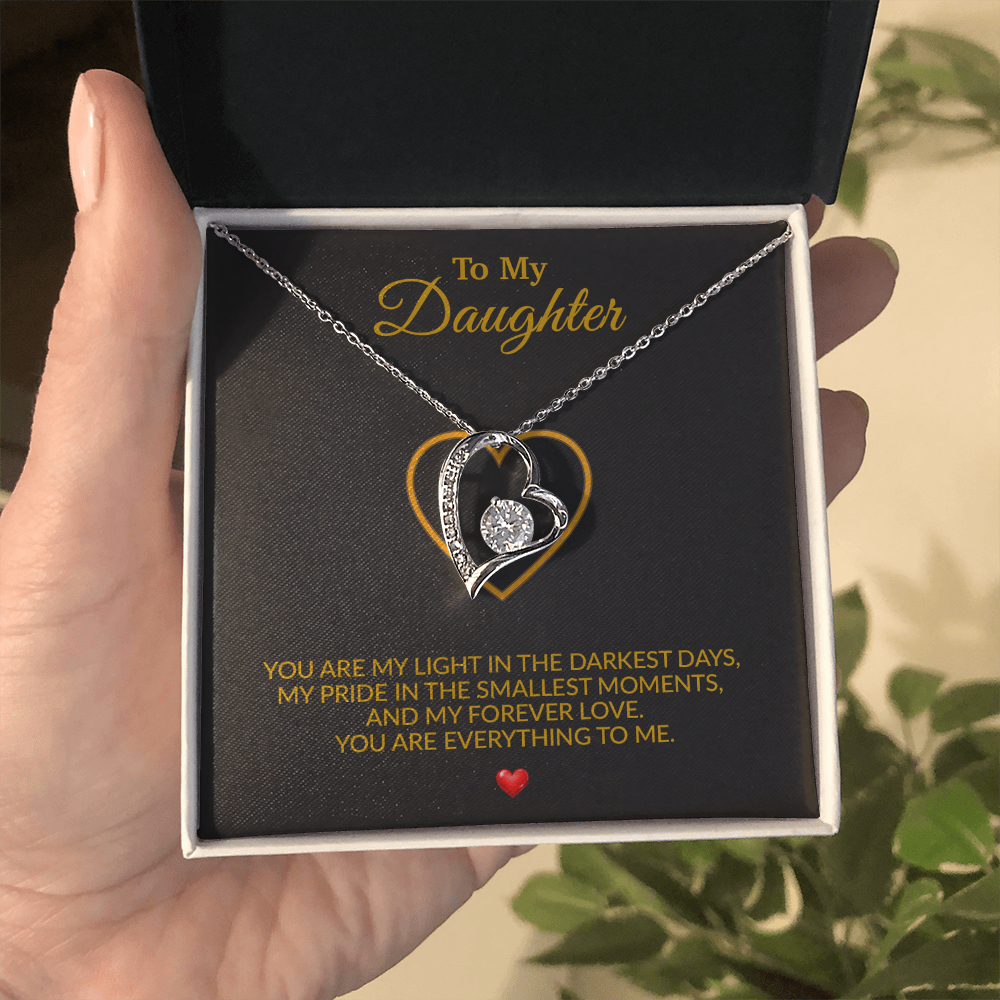 To My Daughter Necklace, Gift for Daughter from Dad, Father Daughter Necklace