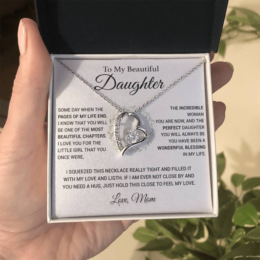 To My Daughter Necklace, Daughter Mother Necklace, Daughter Gift From Mom 25_7