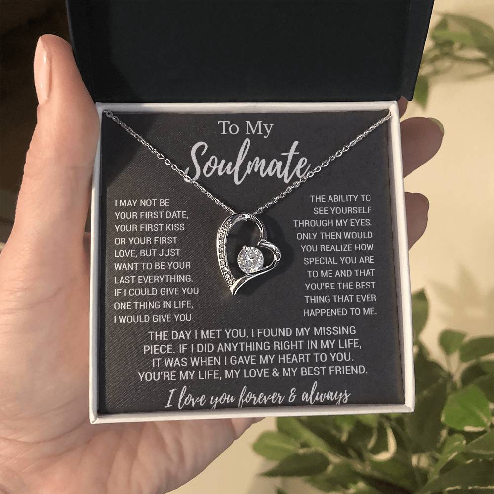 To My Soulmate Necklace, Birthday Gifts For Her, Christmas Gift For Soulmate 12_9