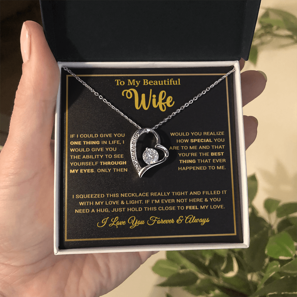 To My Wife Necklace, Gift For Wife, Anniversary Gift For Wife, Christmas Gift 30_11