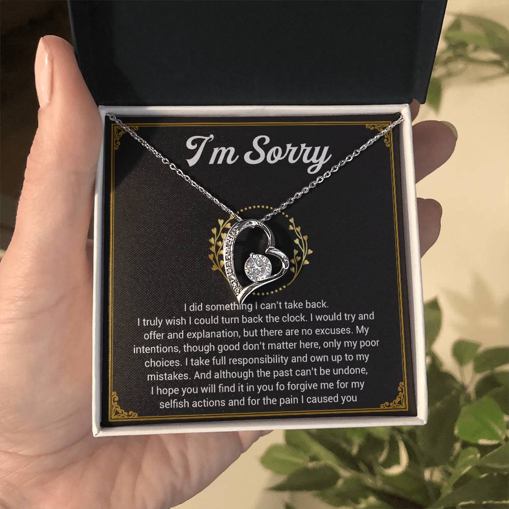 I'm Sorry Necklace Gifts, Apology Gifts For Her, Forgiveness Gift, Wife Gift 1_11