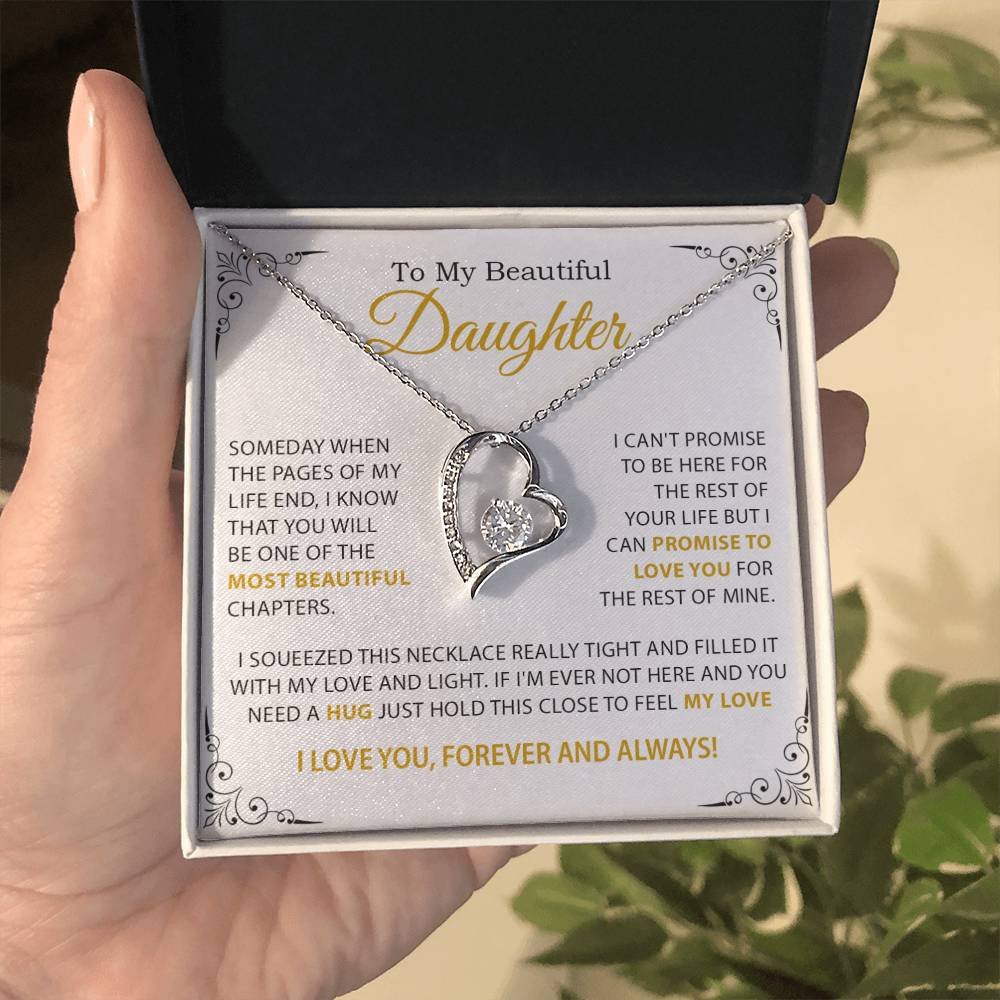 To My Daughter Necklace, Mother Daughter Gifts, Daughter Necklace, Dad Daughter Gift