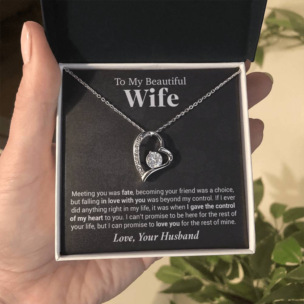 To My Wife Necklace, Christmas Gifts For Her, Wife Gift, Christmas Gift For Wife