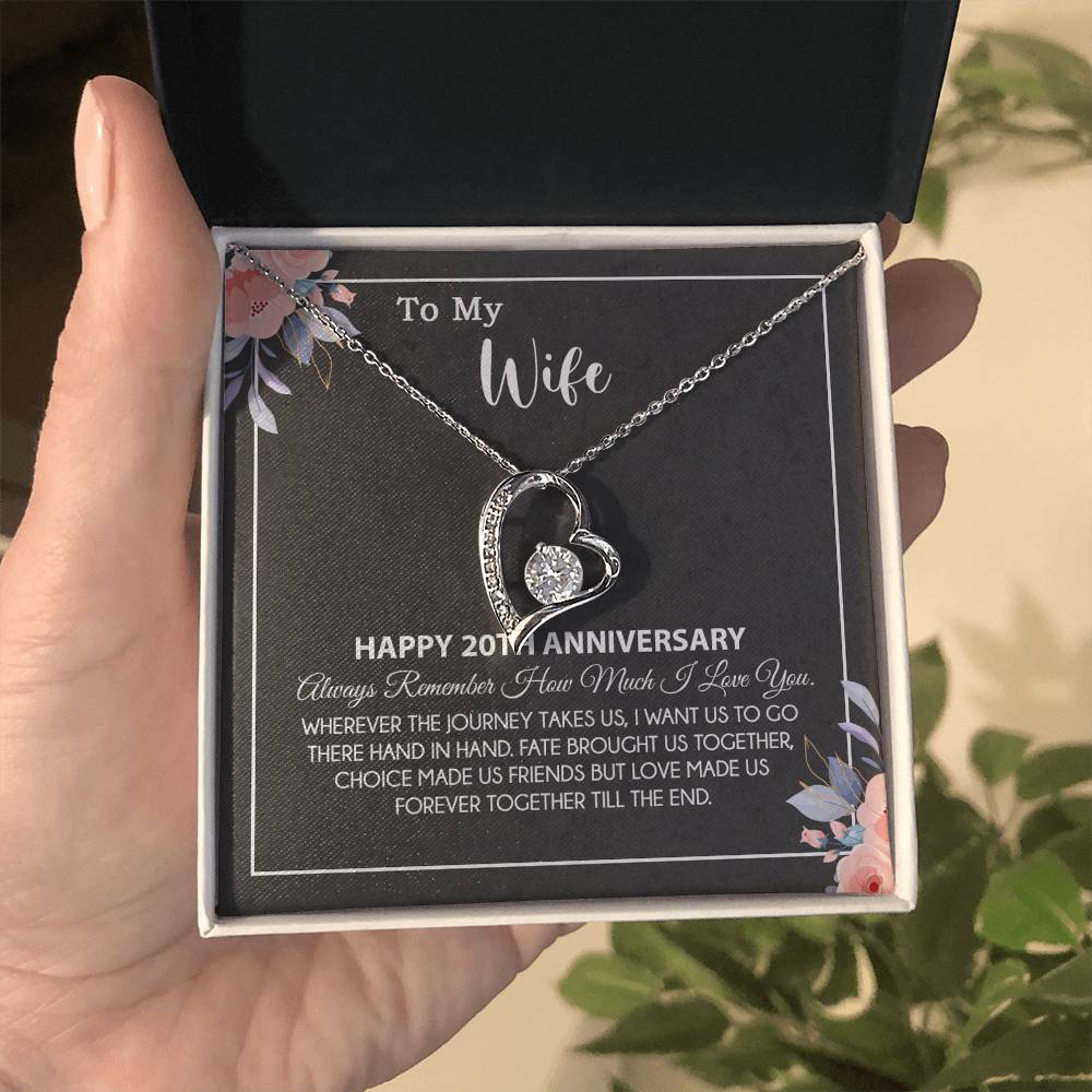 20th Anniversary Gift For Wife Necklace, 20 Year Anniversary, 20th Wedding Gift _28_8
