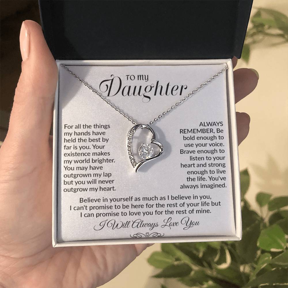 To My Daughter Necklace, Gift for Daughter from Dad, Daughter Father Necklace 6_10