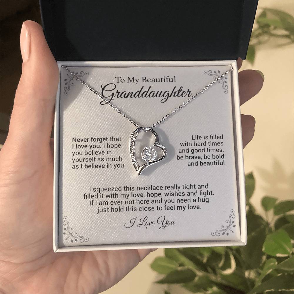 To My Granddaughter, Gift For Granddaughter, Granddaughter Gift from Grandma & Grandpa