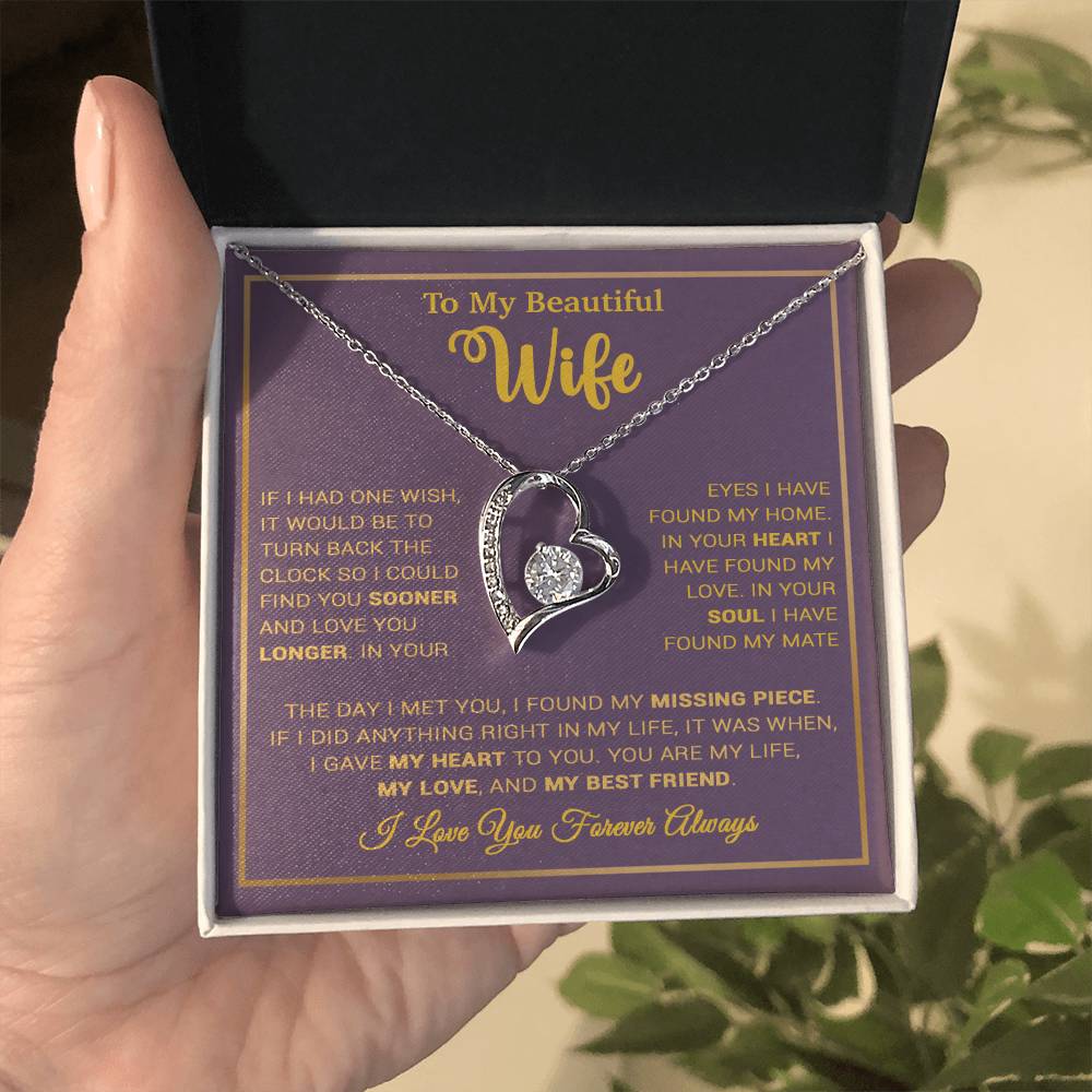 To My Wife Necklace, Gift For Wife, Anniversary Gift For Wife, Christmas Gift 27_9_Tim