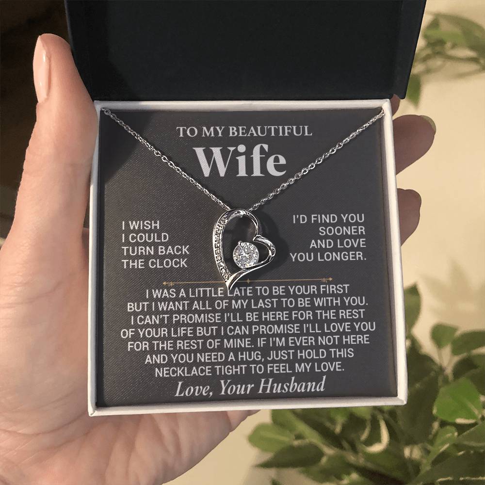 To My Wife Necklace, Anniversary Gift For Wife, Wife Birthday, Gift For Wife88