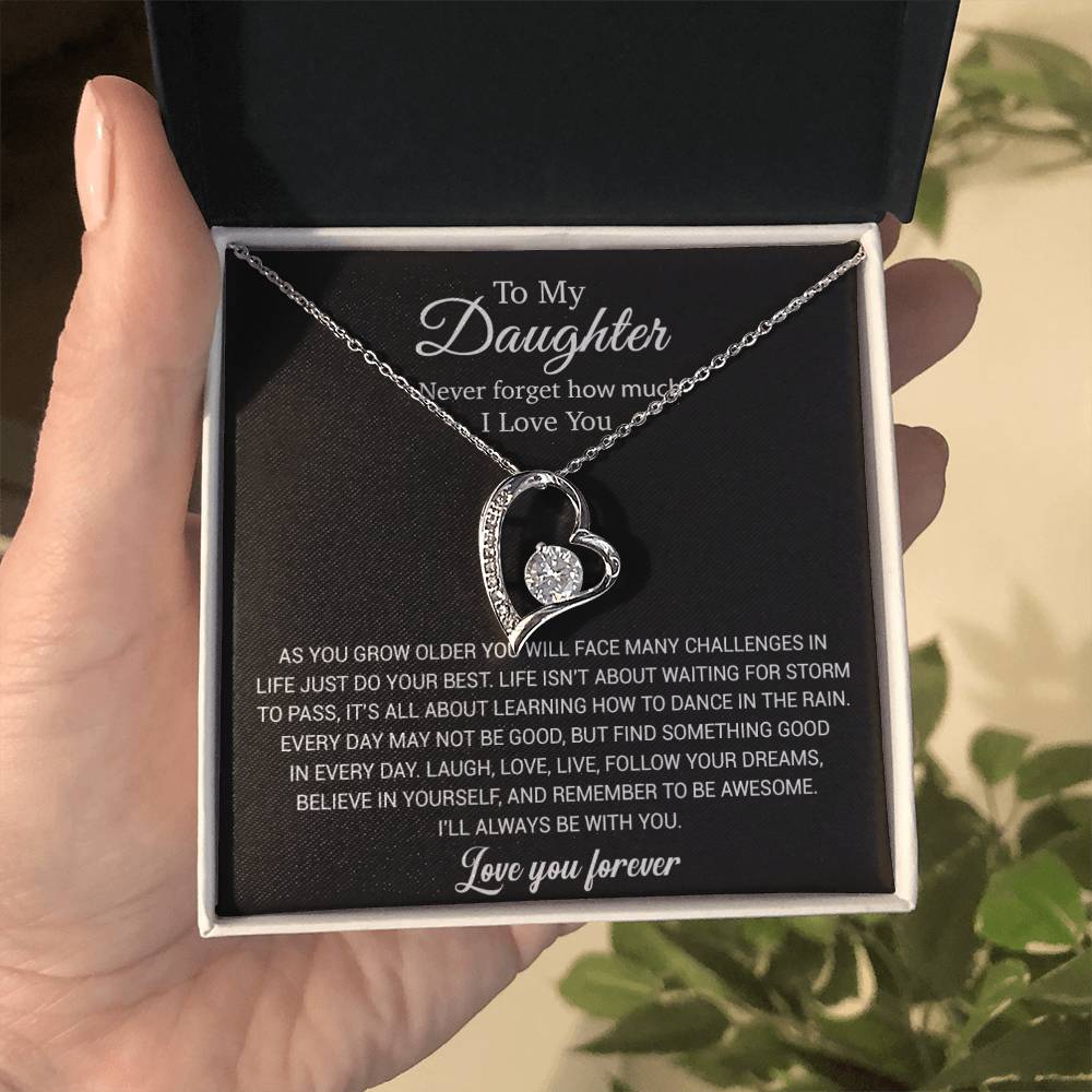 To My Daughter Necklace, Daughter Mother Necklace, Daughter Gift From Mom 9_12