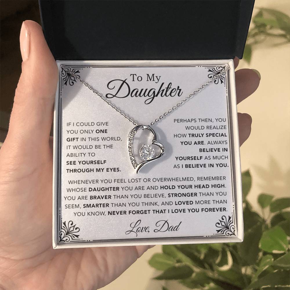 To My Daughter Necklace, Gift for Daughter from Dad, Father Daughter Necklace 1_12_NEW