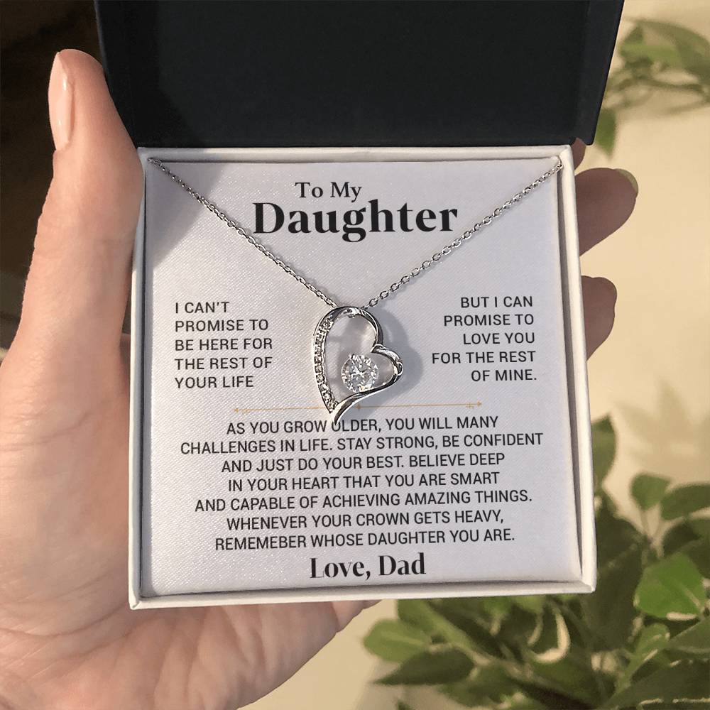 To My Daughter Necklace, Daughter Gift, Gift From Dad, Gift For Her1111