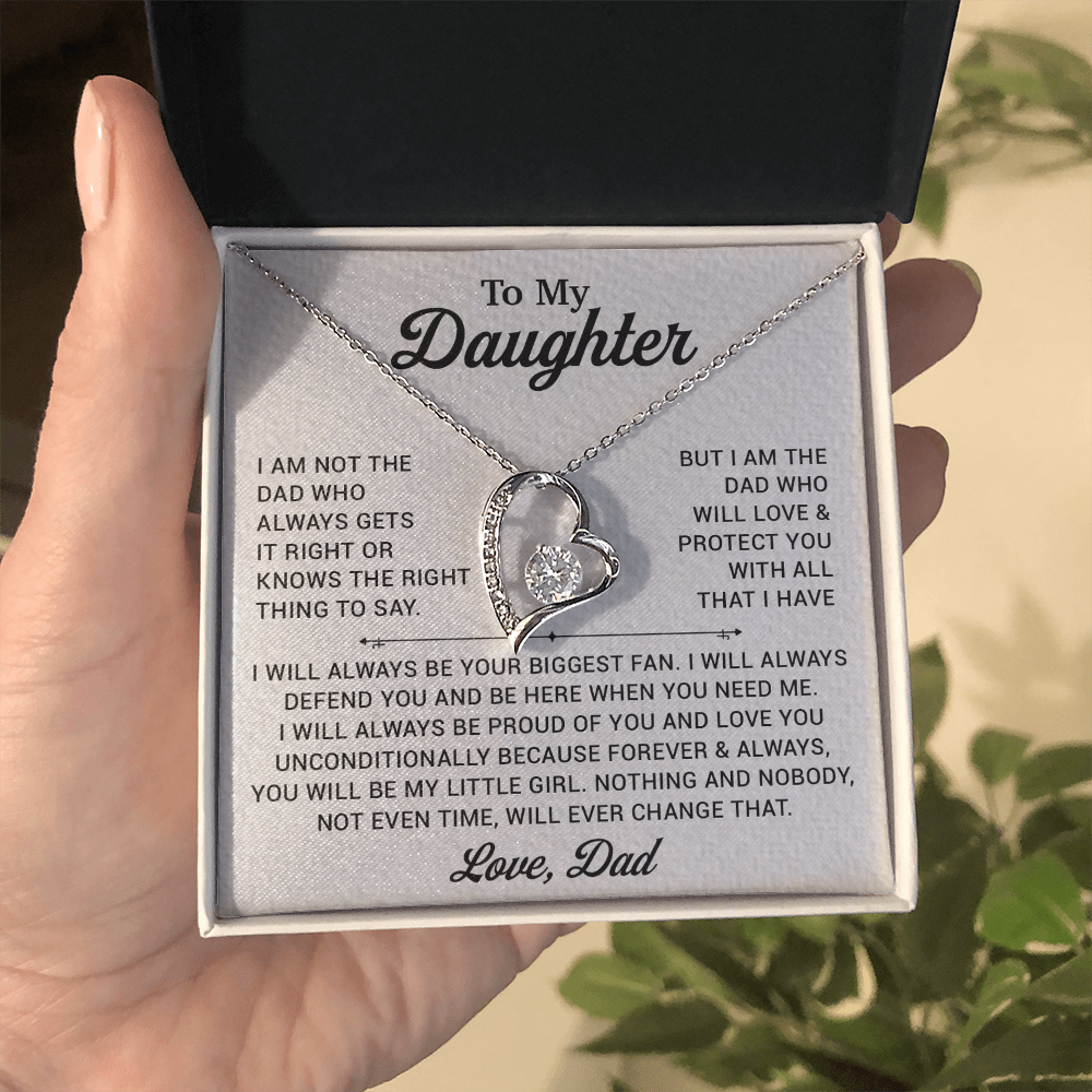 To My Daughter Necklace, Gift for Daughter from Dad, Father Daughter Necklace 5_10