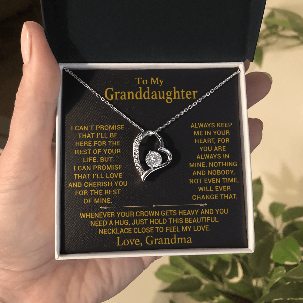 To My Granddaughter Necklace, Granddaughter Gift from Grandma, Gift from Grandpa_26_9