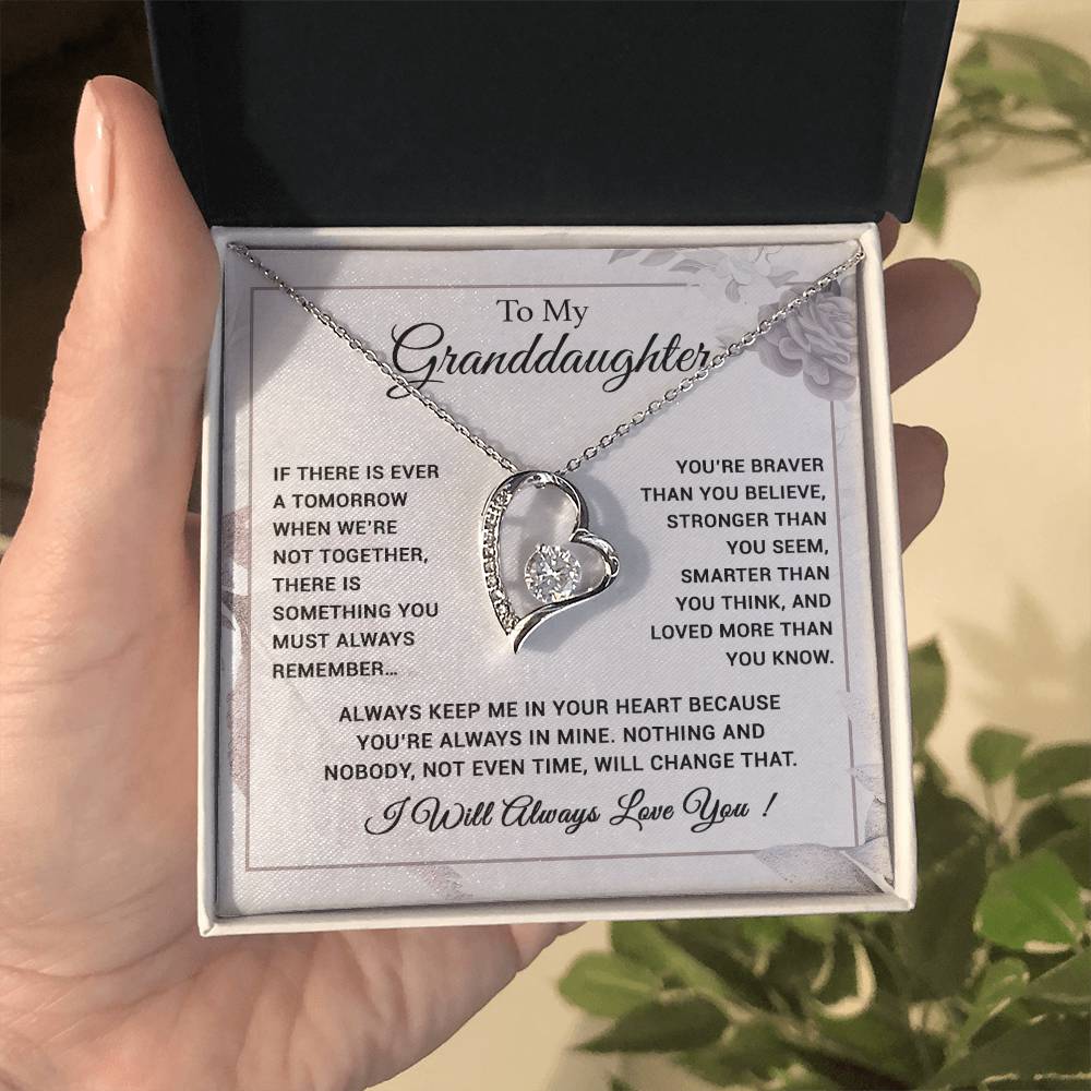 To My Granddaughter Necklace, Xmas Birthday Gift For Granddaughter from Grandma 26_8