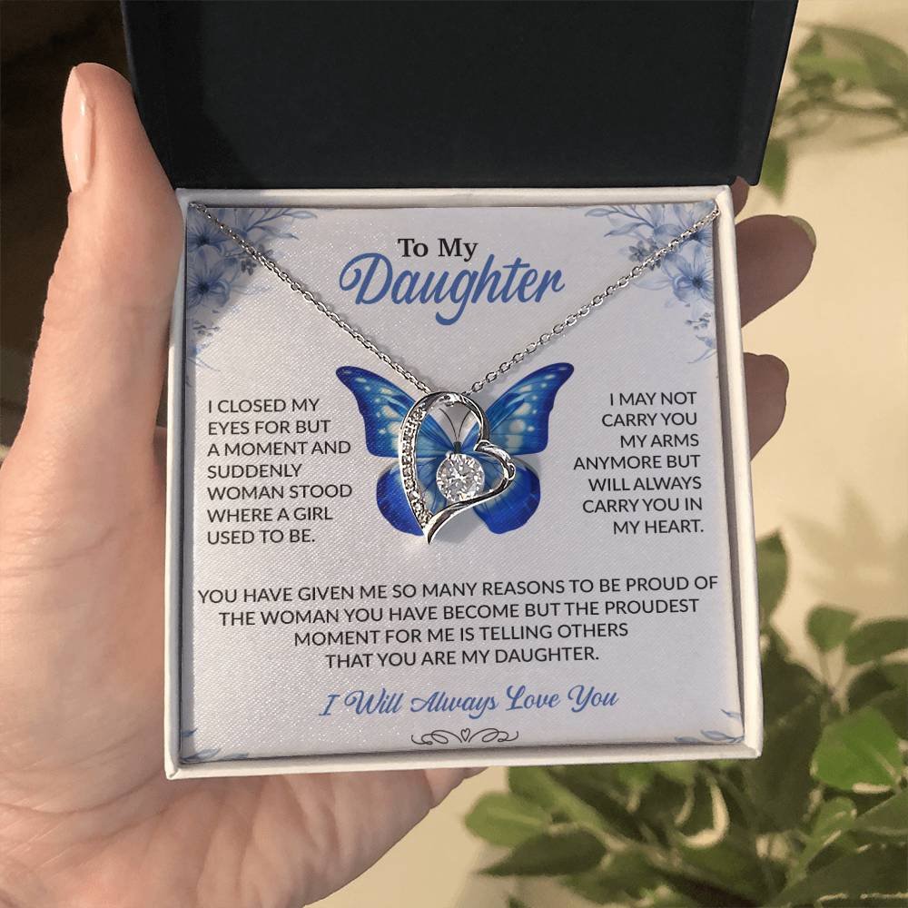 To My Daughter Necklace, Gift for Daughter from Dad, Daughter Father Necklace 9_12