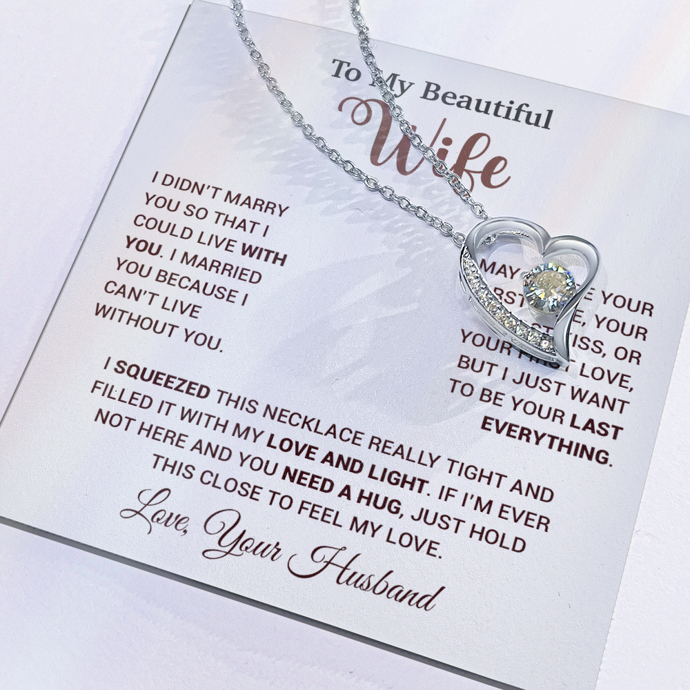 To My Wife Necklace Wife Gift from Husband, Anniversary Gift, Christmas Gift 5_9