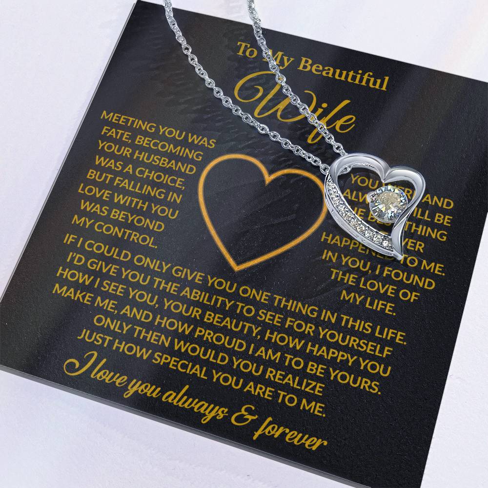 To My Wife Necklace, Wife Gift from Husband, Christmas Gift 27_11