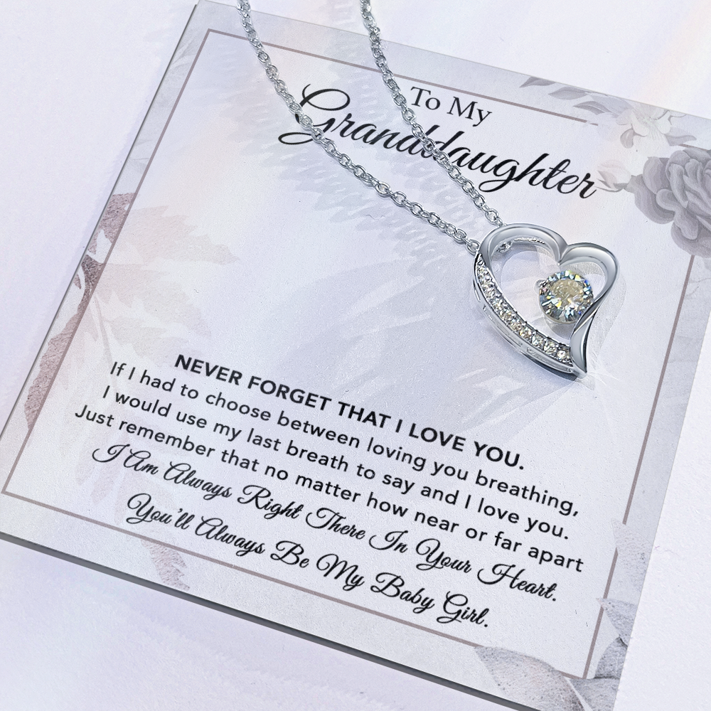 To My Granddaughter Necklace, Gift From Grandpa, Necklace For Granddaughter 6_1