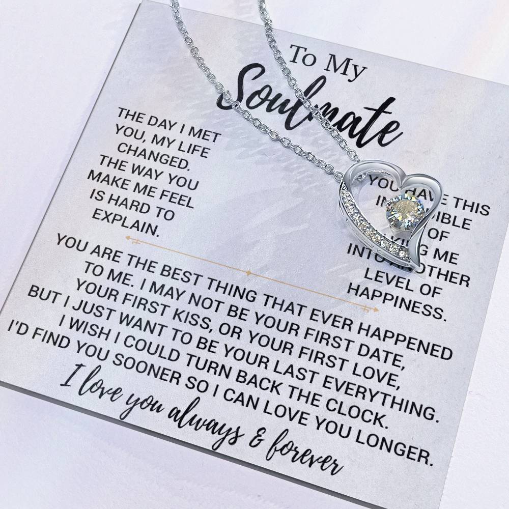 To My Soulmate Necklace, Birthday Gifts For Her, Christmas Gift For Soulmate 16_10