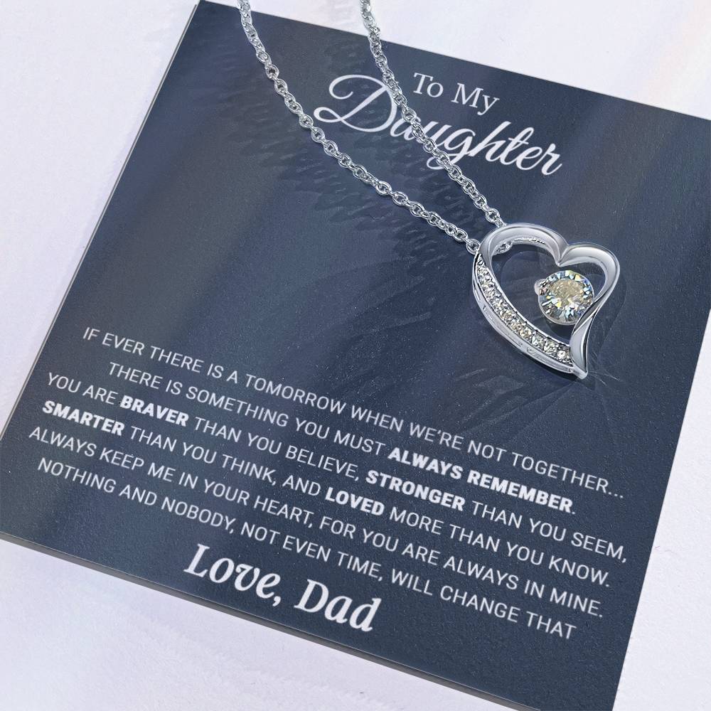 To My Daughter Necklace, Daughter Father Necklace, Daughter Gift From Dad 25_11
