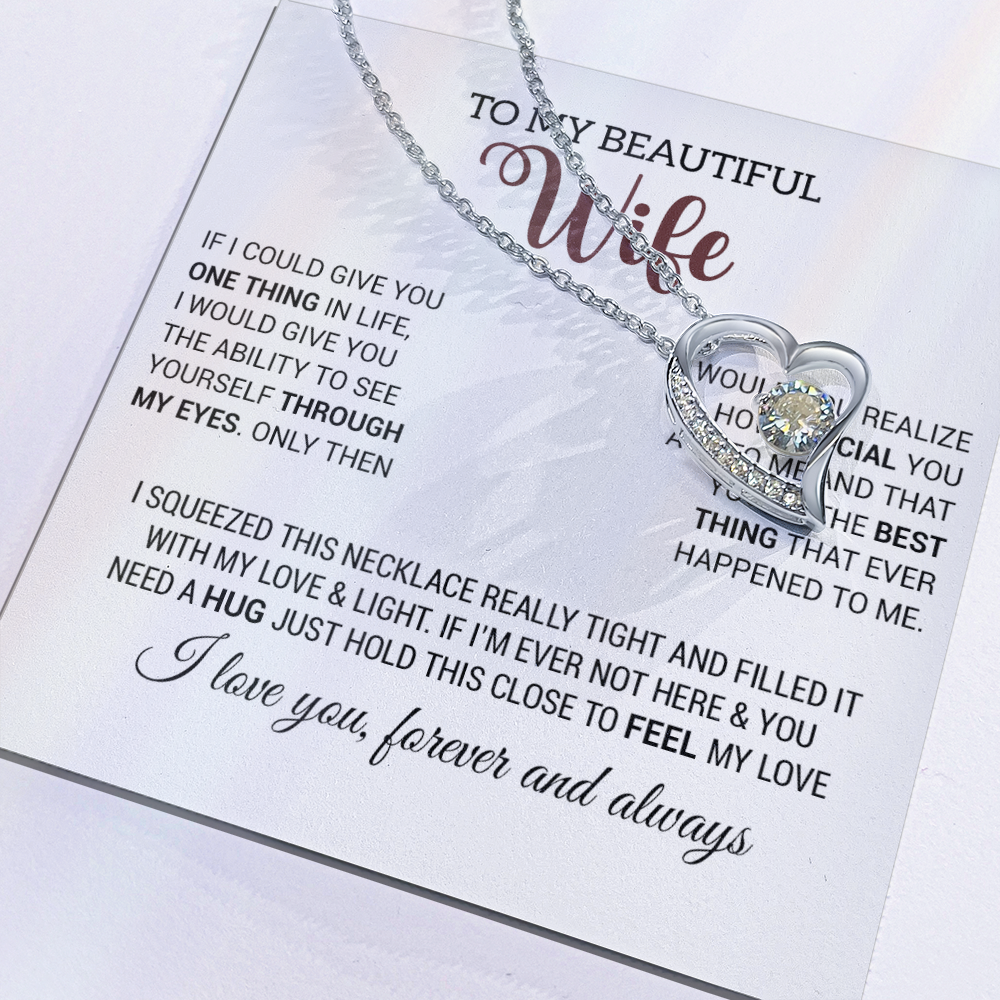 To My Wife Necklace, Gift For Wife, Anniversary Gift For Wife, Christmas Gift 26_9