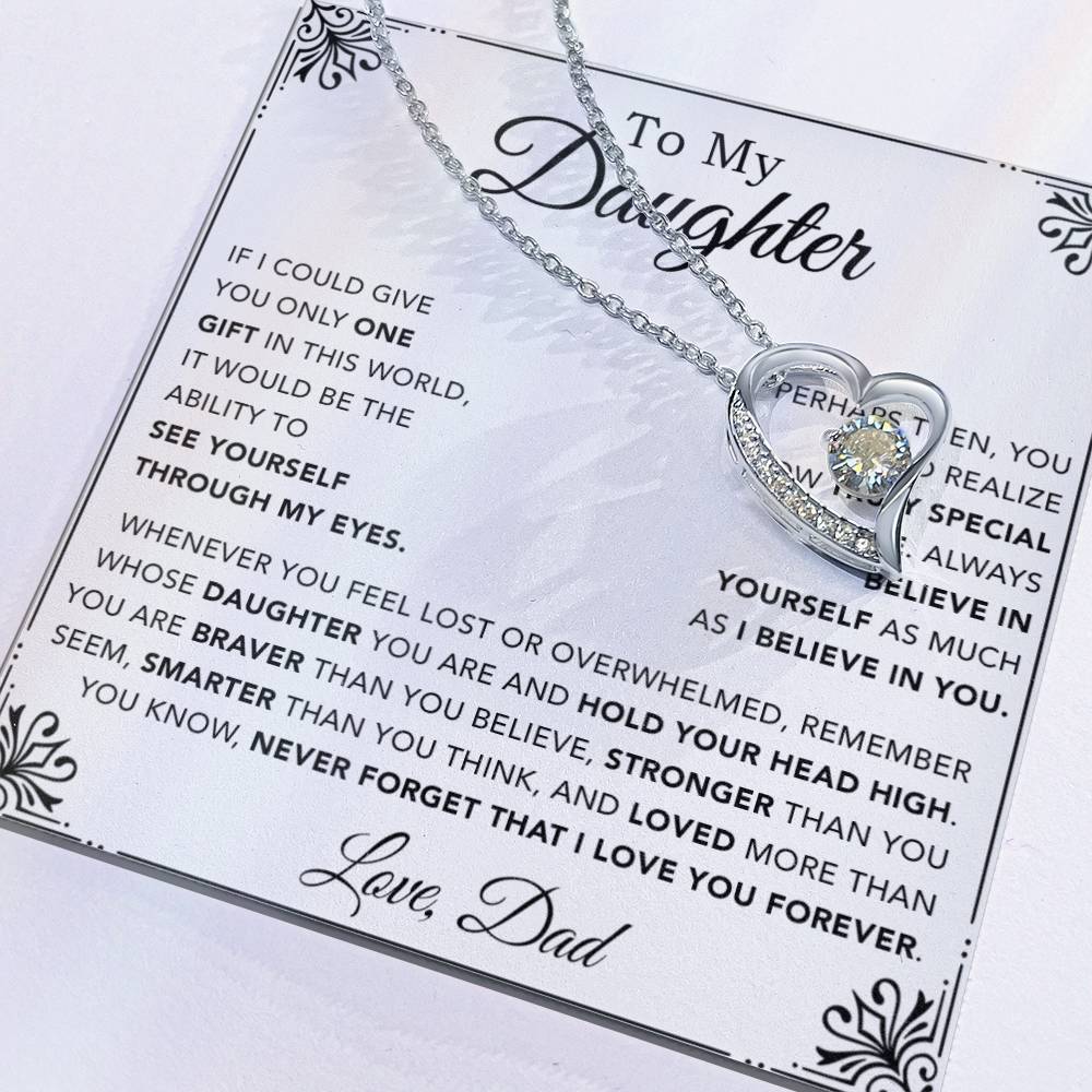 To My Daughter Necklace, Gift for Daughter from Dad, Father Daughter Necklace 1_12_NEW