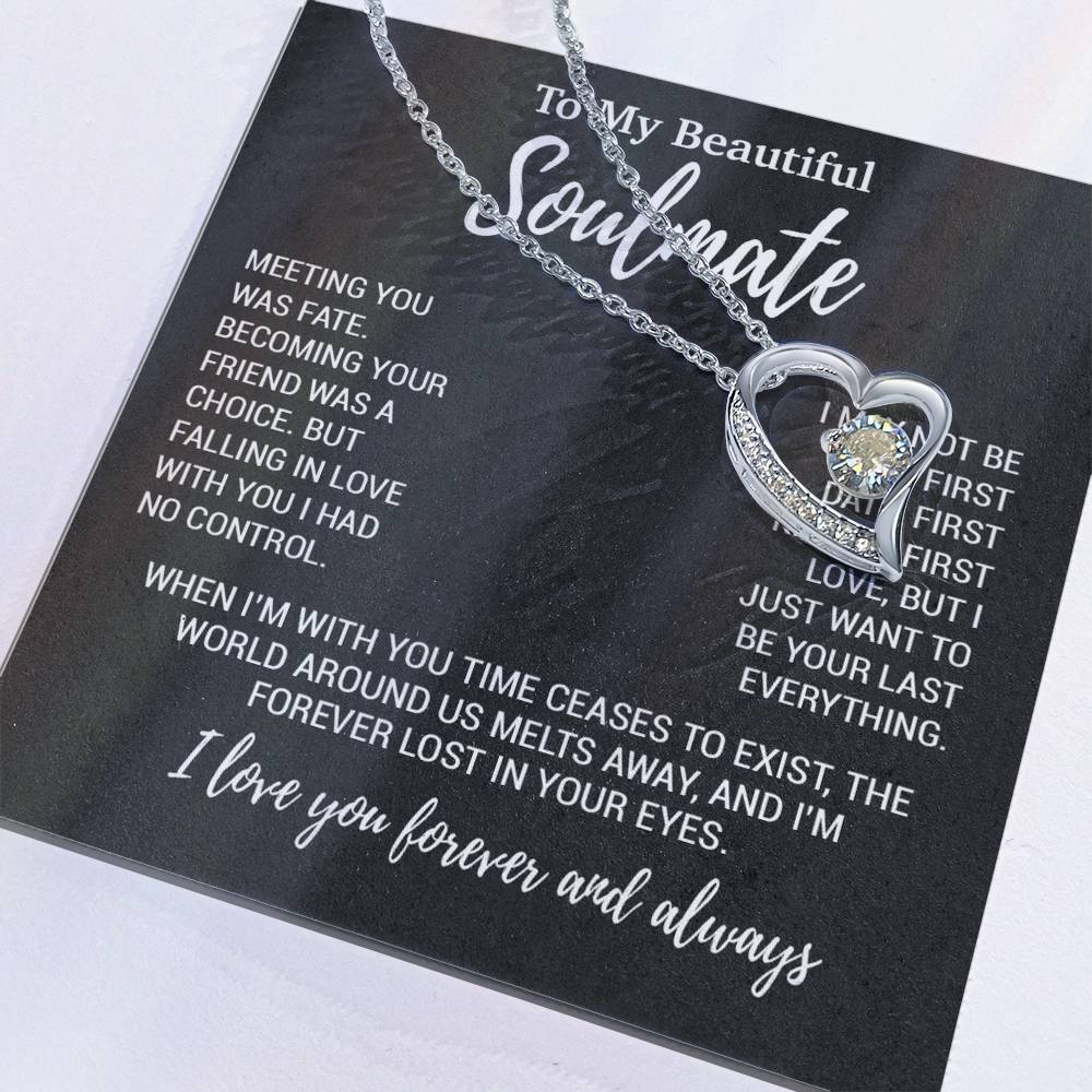 To My Soulmate Necklace, Birthday Gifts For Her, Christmas Gift For Soulmate 16_9