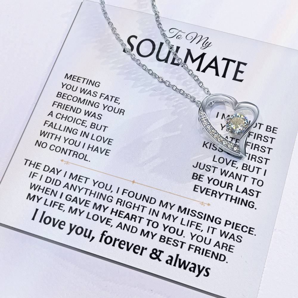 To My Soulmate Necklace, Soulmate Gift, Gift For Girlfriend, Valentines Gift 6_12