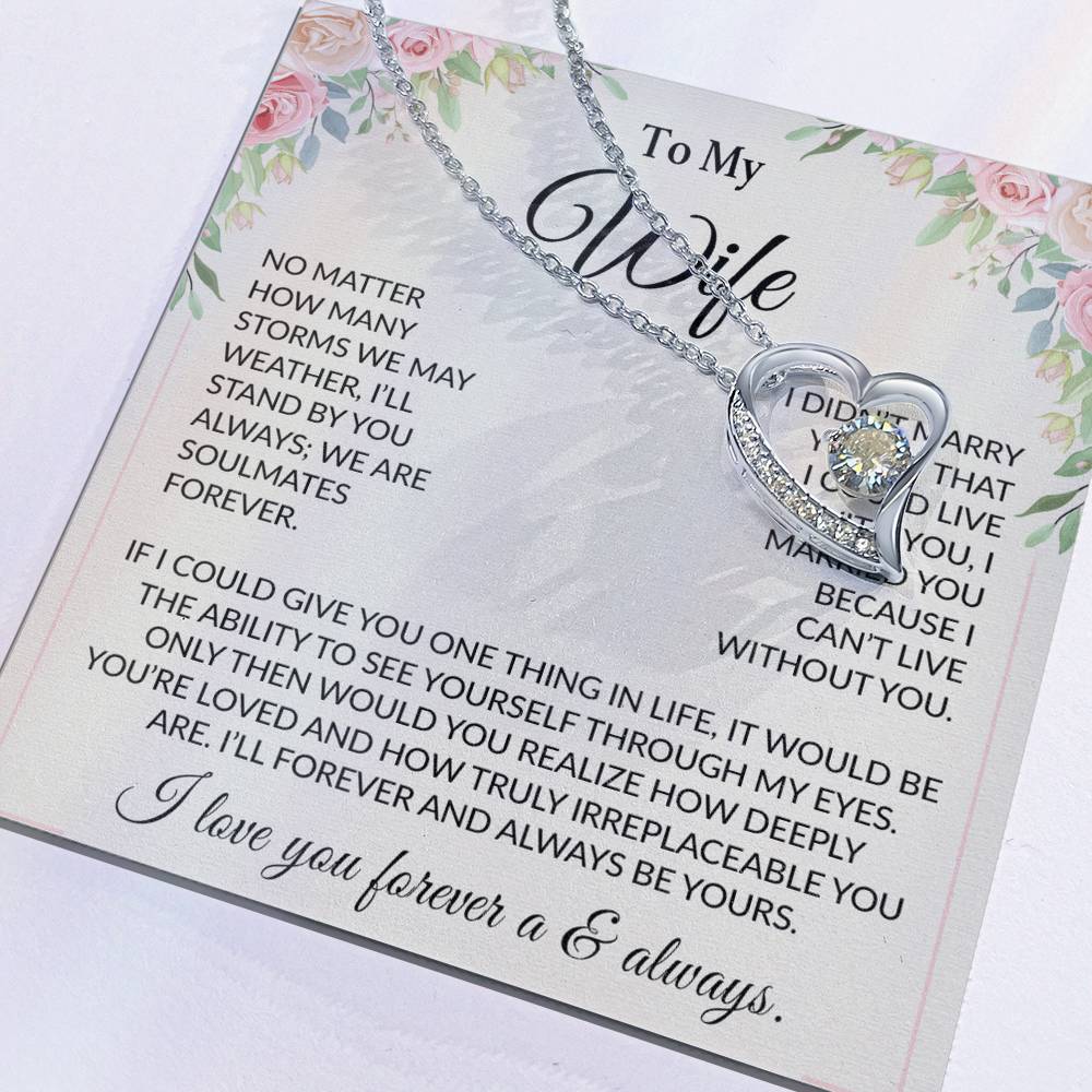 To My Wife Necklace, Christmas Gifts For Women, Anniversary Gift For Wife 18_10