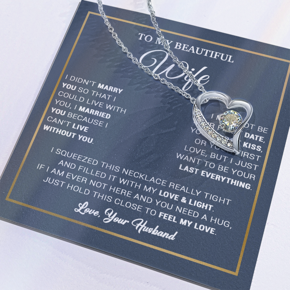 To My Wife Necklace, Gift For Wife, Anniversary Gift For Wife, Christmas Gift 13_12