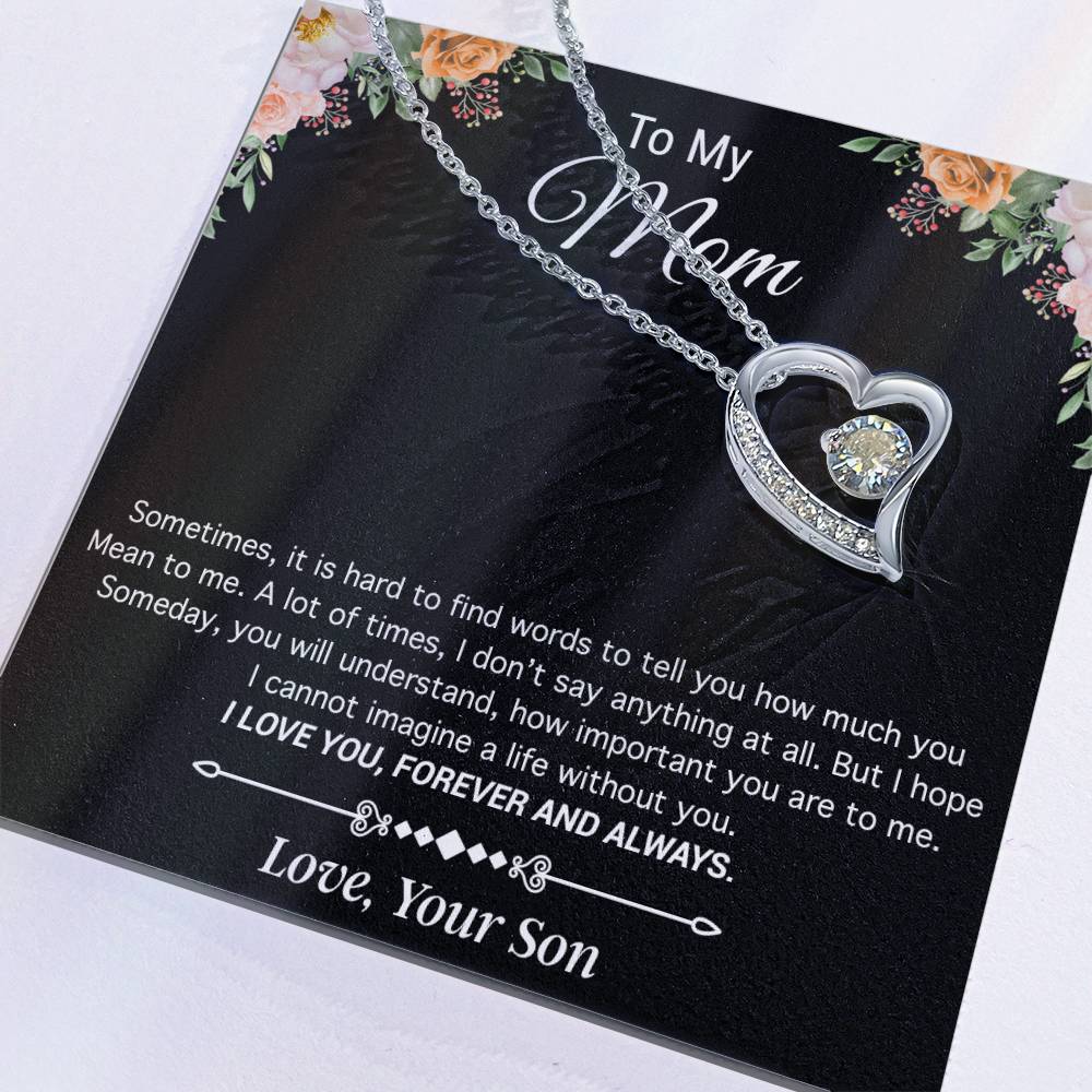 To My Mom Necklace, Mother's Day Gifts To Mom, Mom Gift From Daughter, Gifts for Mom from Son 6_3