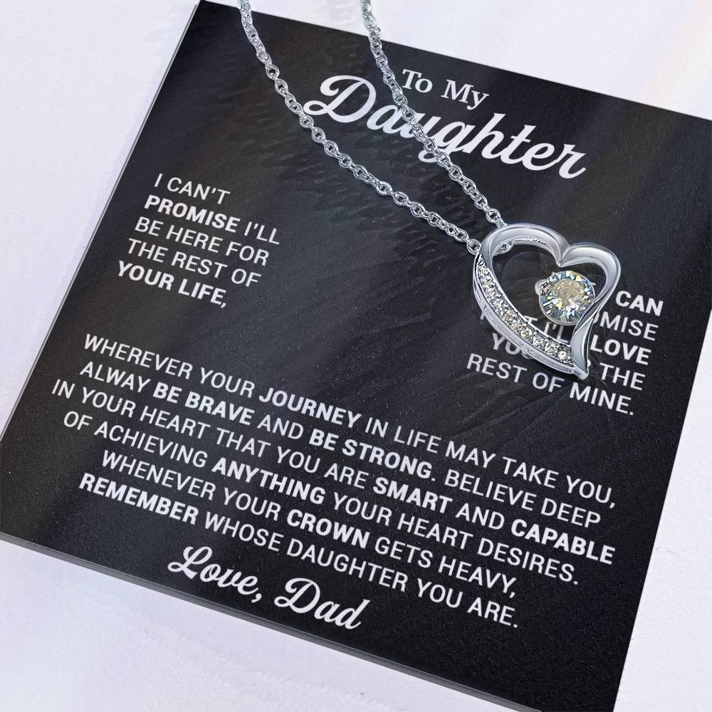To My Daughter Necklace, Gift for Daughter from Dad, Daughter Father Necklace 12_4