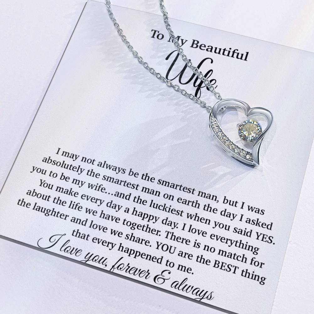To My Wife Necklace, Gift From Husband, Anniversary Jewelry Gifts Wife