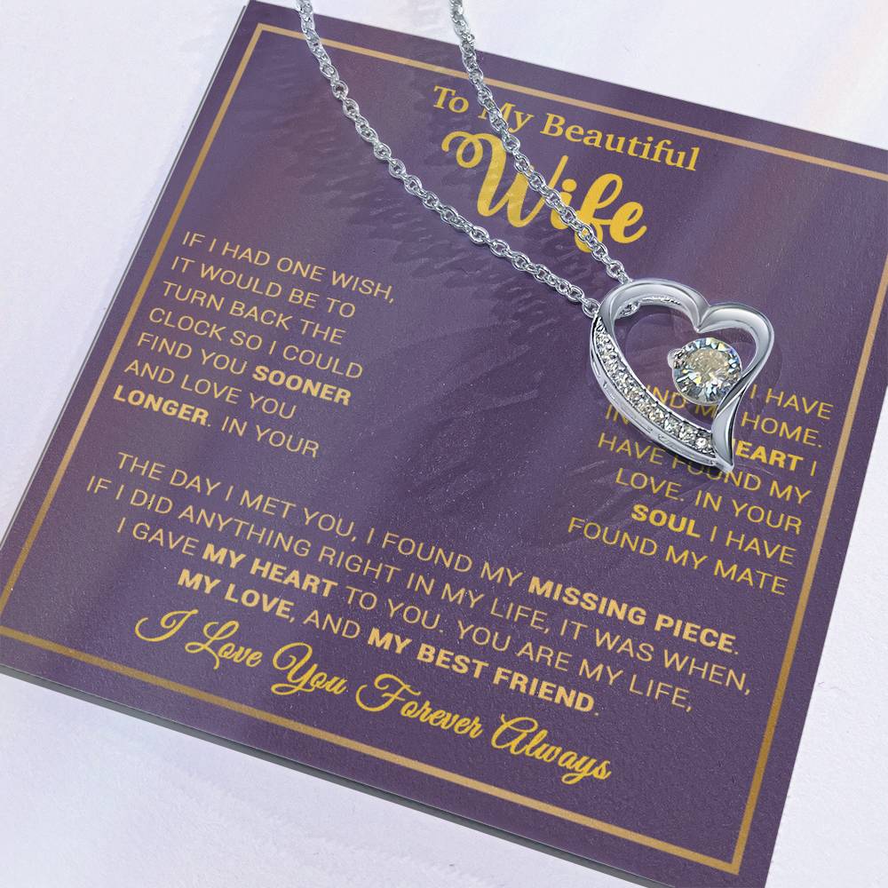 To My Wife Necklace, Gift For Wife, Anniversary Gift For Wife, Christmas Gift 27_9_Tim