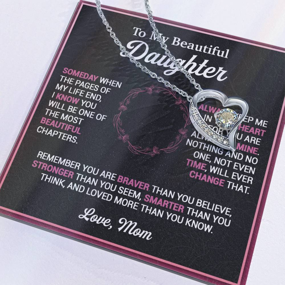To My Daughter Necklace, Gift for Daughter from Mom, Mother Daughter Necklace 16_11