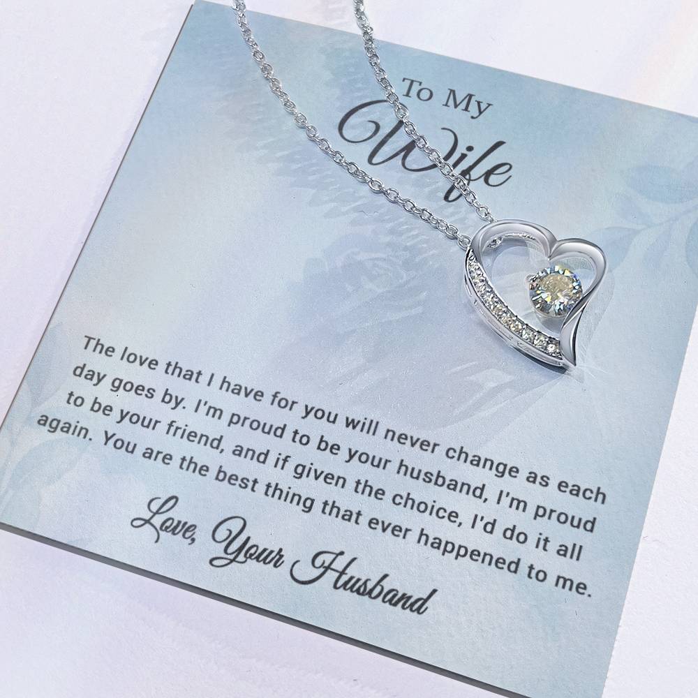 To My Wife Necklace, Christmas Gift, Gift For My Wife, Wife Birthday