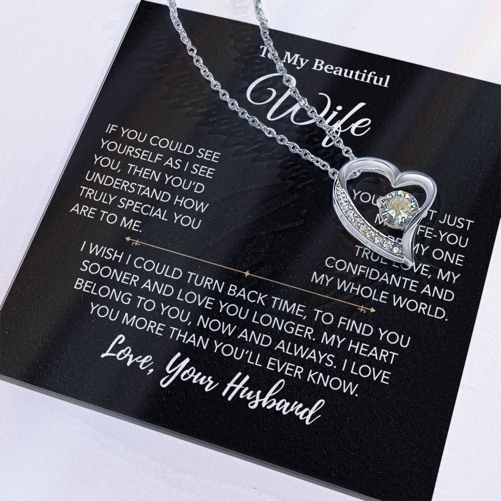 To My Wife Necklace, Vanlentines Gifts For Women, Anniversary Gift For Wife 28_12