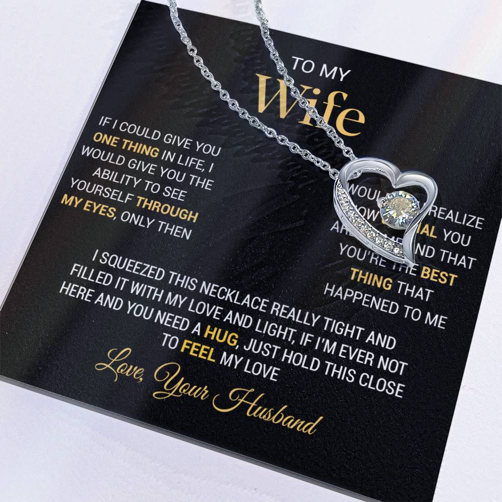 To My Wife Necklace, Gift For Wife, Anniversary Gift For Wife, Christmas Gift 20_11