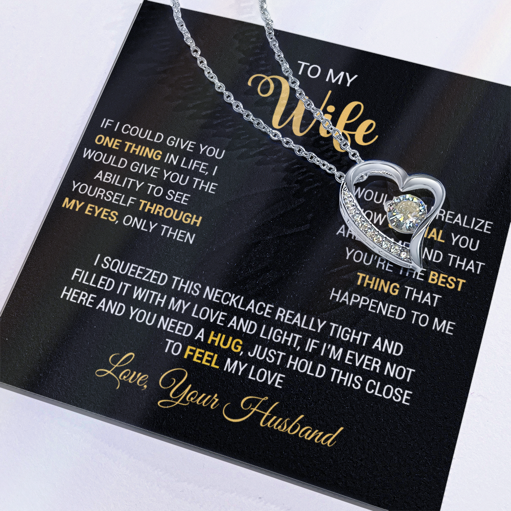 To My Wife Necklace, Gift For Wife, Anniversary Gift For Wife, Christmas Gift 25_9