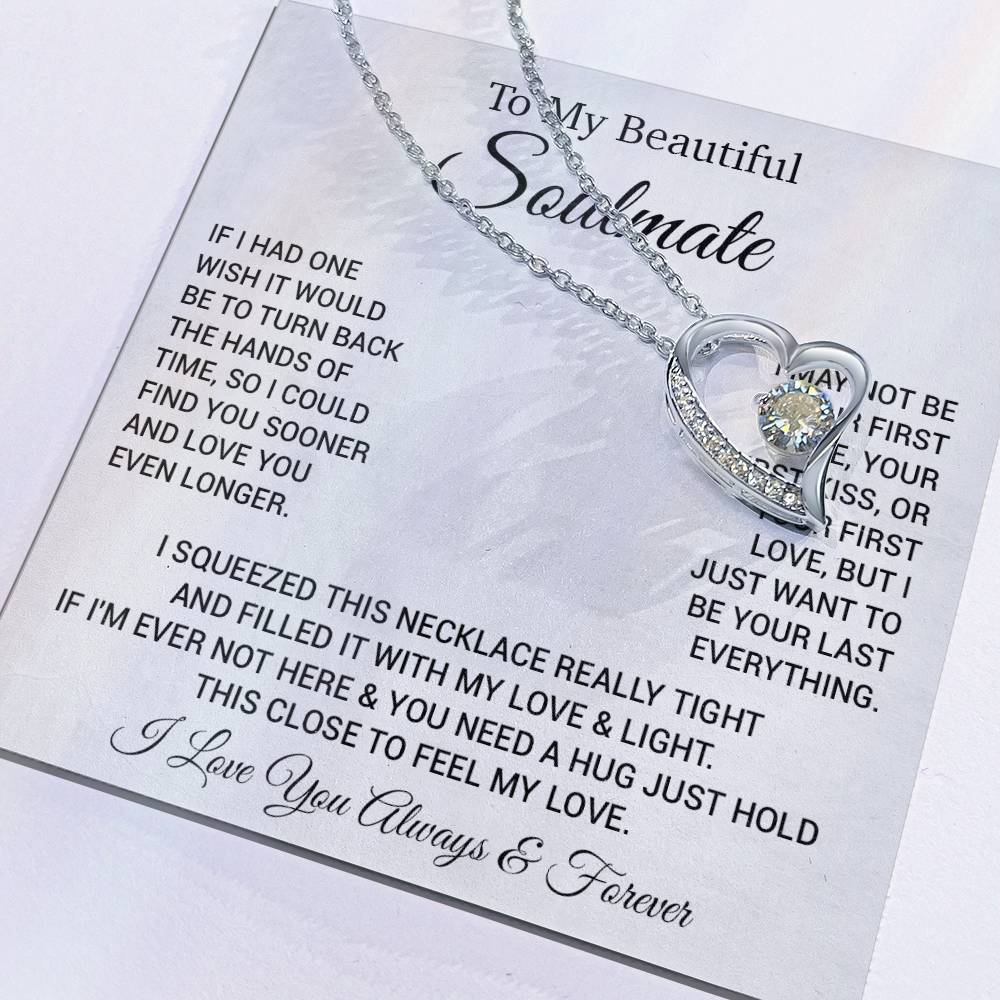 To My Soulmate Necklace, Gift For Soulmate, Anniversary Gift, Christmas Gift 24_2